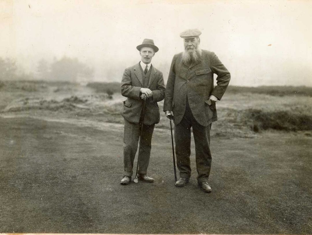 CJ Burnup and WG Gracem Sunningdale, 1914