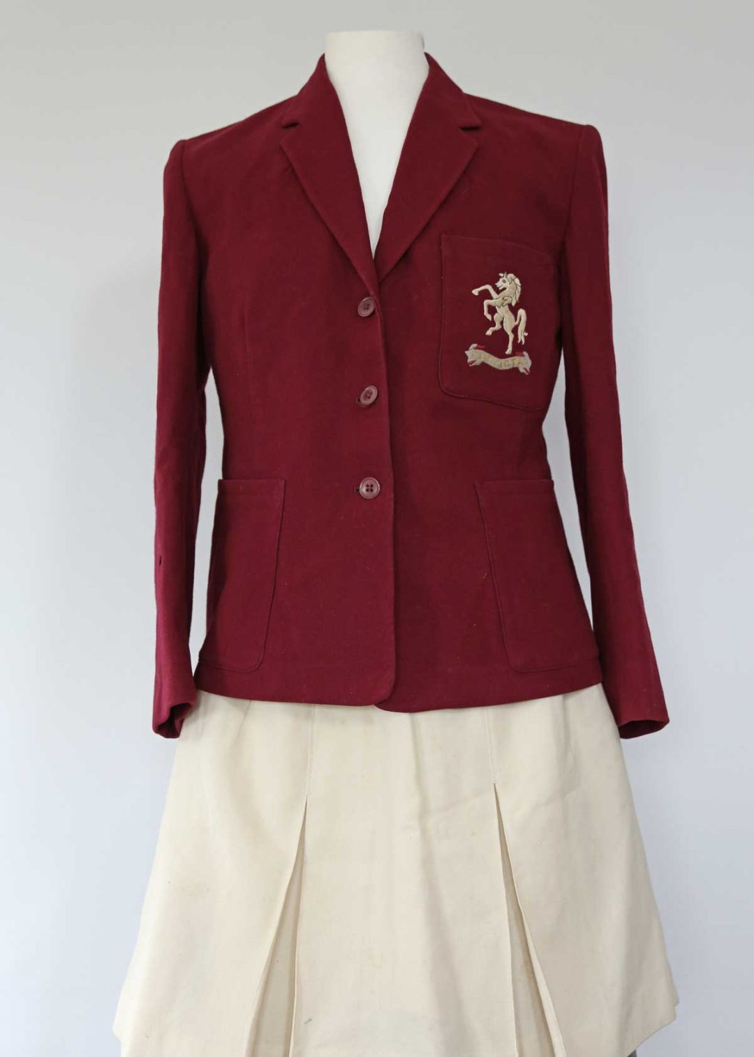 Cecilia Robinson blazer and skirt