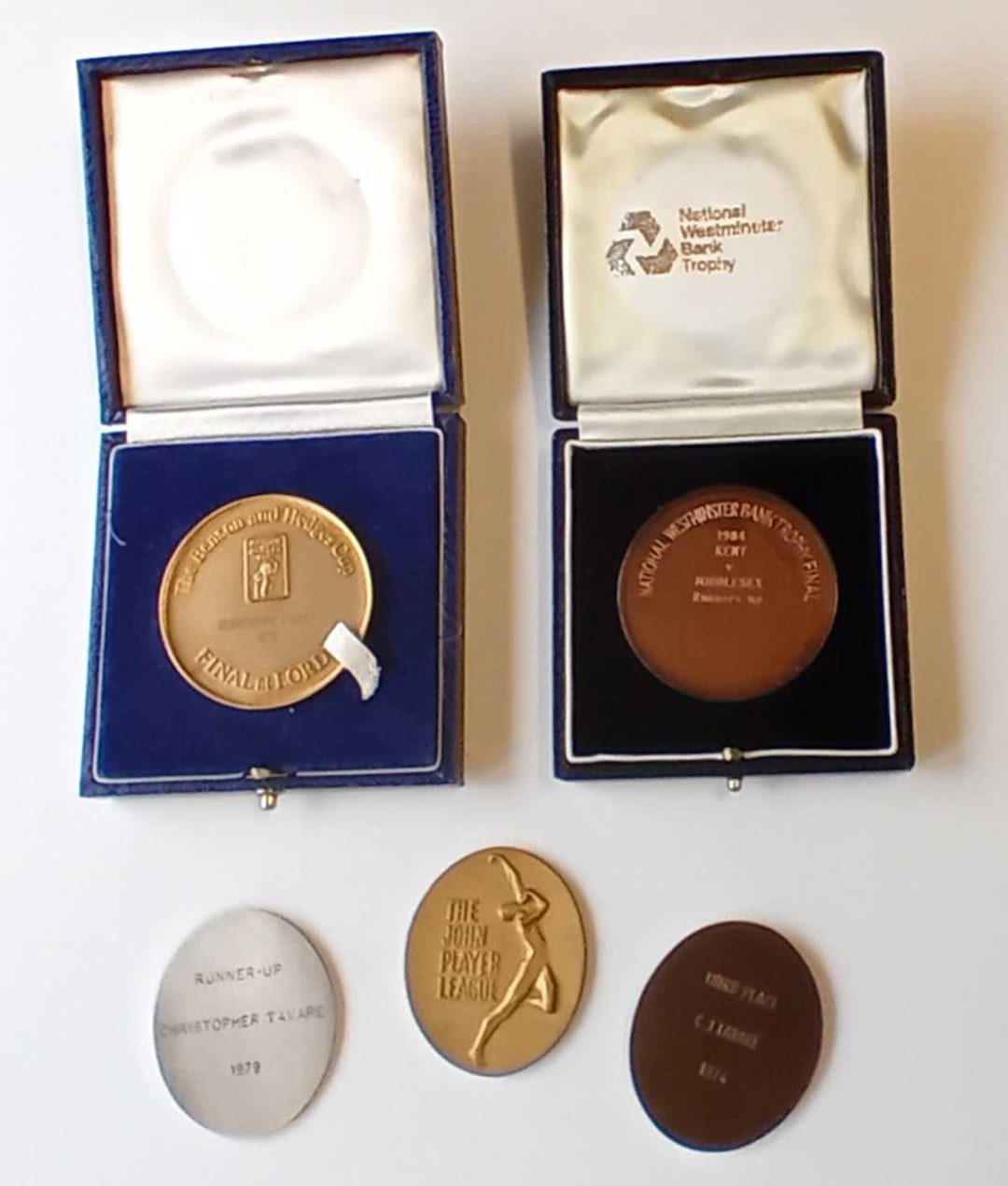 Medals won by Chris Tavare during his Kent career