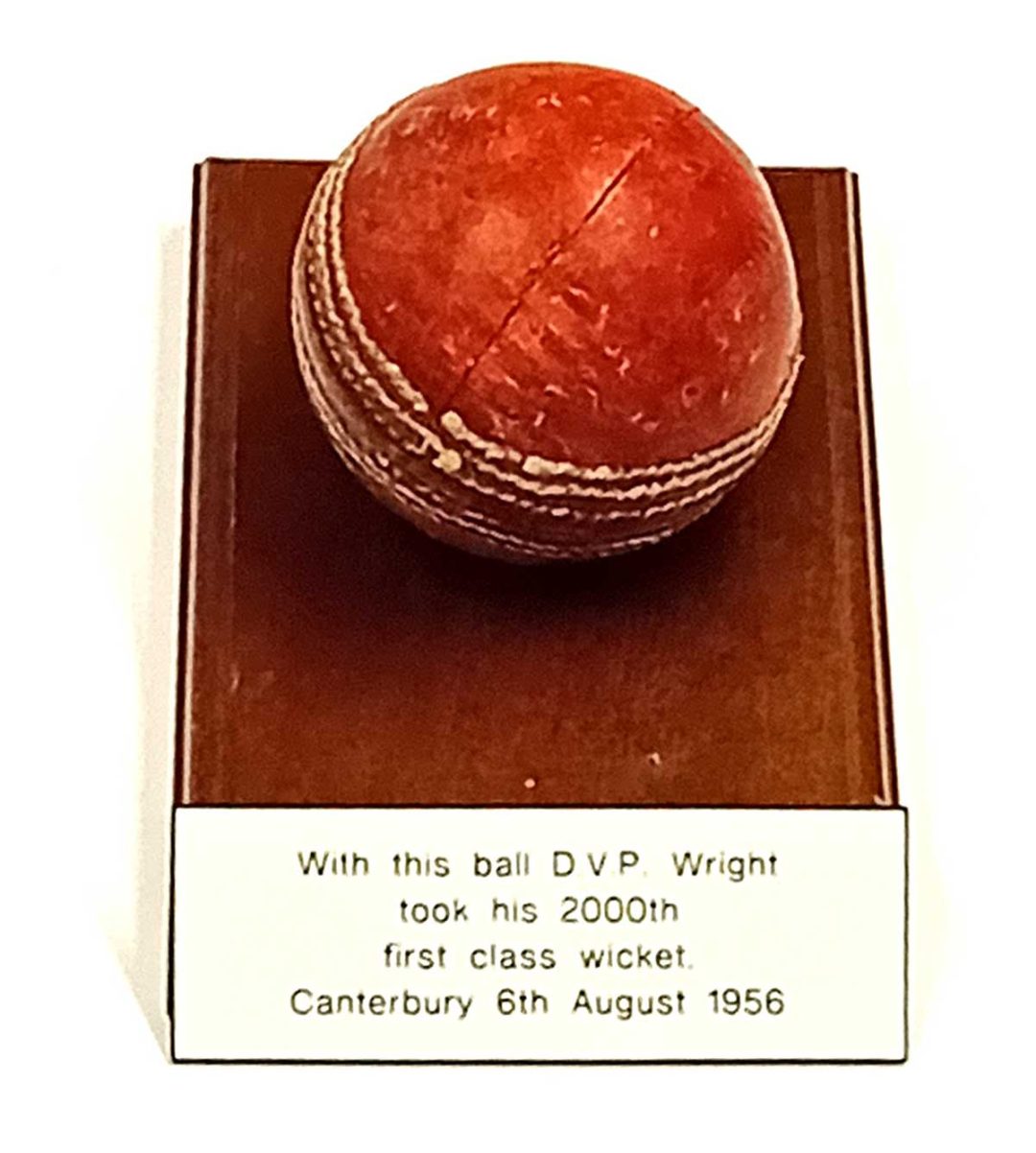 Doug Wright's 2000 wicket ball