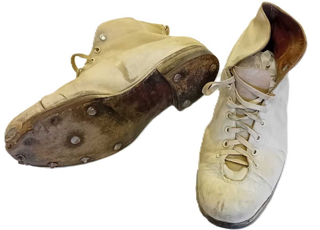 Doug Wright's cricket boots