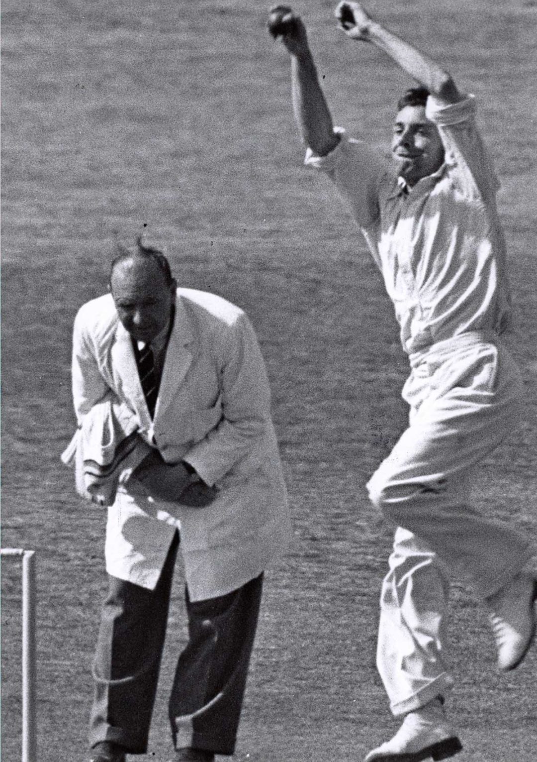 Doug Wright bowling