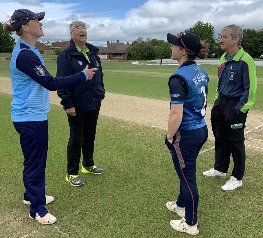 Tammy Beaumont tossing for innings